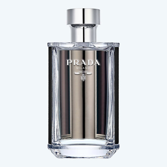 Prada L'Homme perfume bottle with sleek design